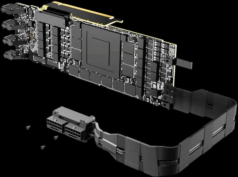 Nvidia показала нелепую видеокарту с гигантским кулером и вертикальной платой — она не раз мелькала в утечках